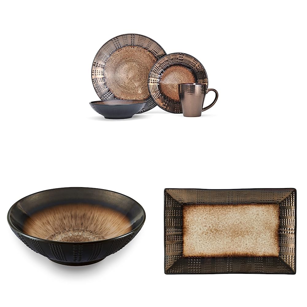 Amazon.com | Gourmet Basics by Mikasa Verona 16-Piece Dinnerware