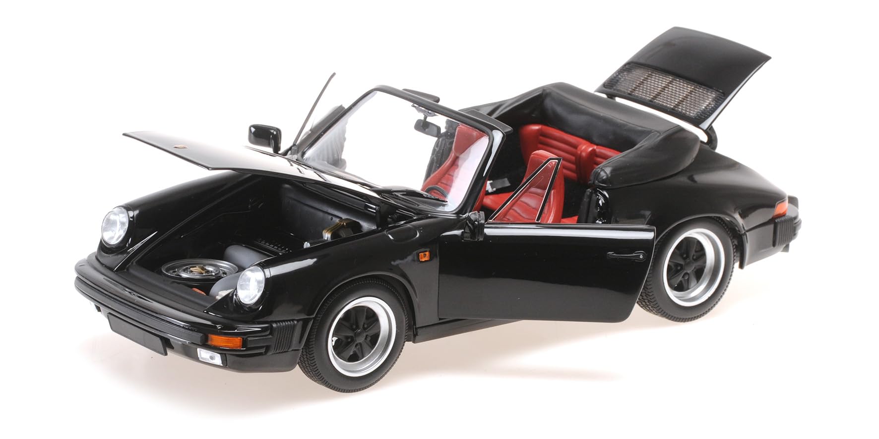 Amazon | ミニチャンプス 1/18 ポルシェ 911 カレラ 3.2 カブリオレ
