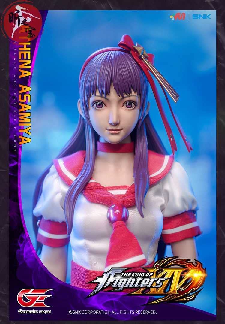 Amazon | Genesis Group EMEN 1/6 KOF14 麻宮アテナ ATHENA ヘッド2個