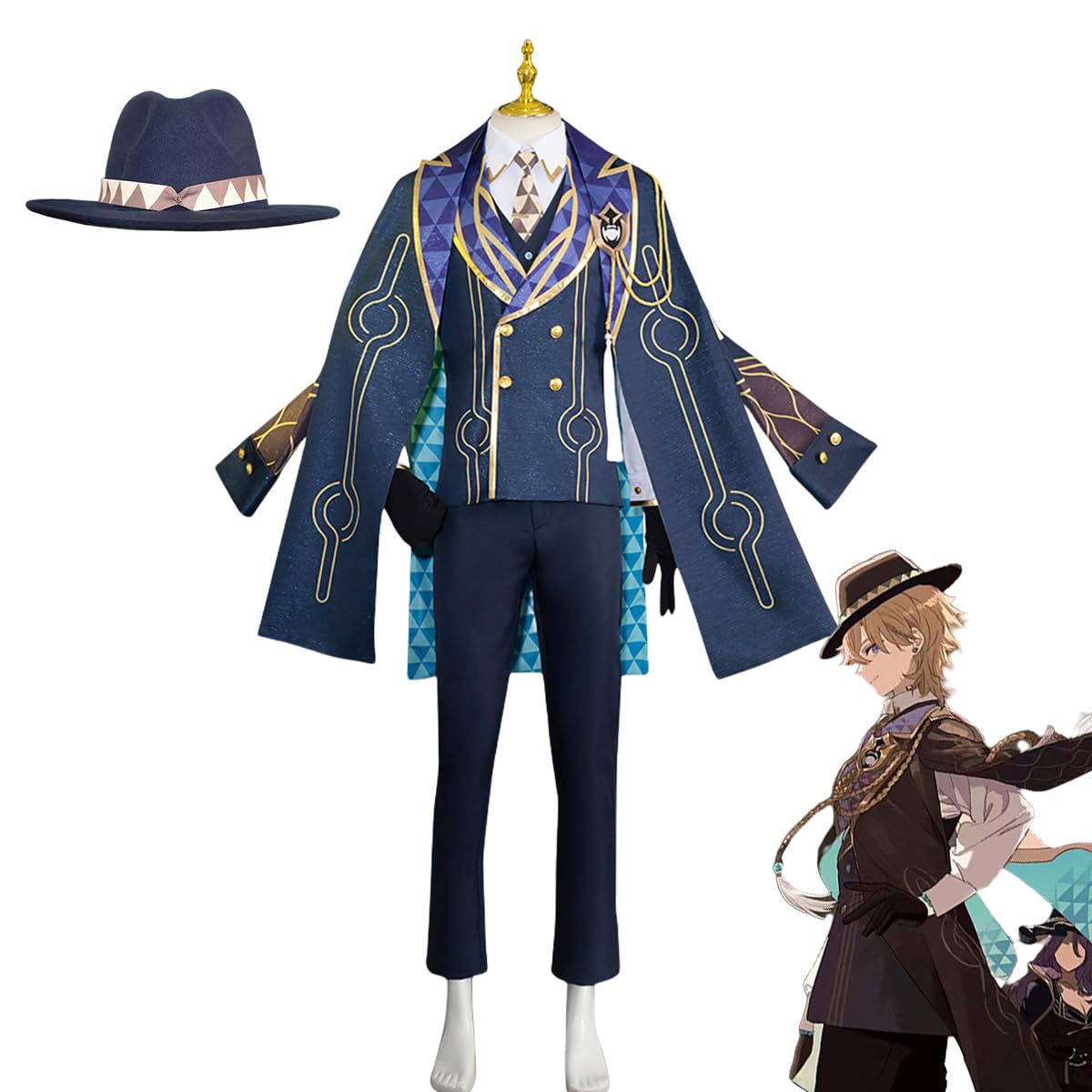 Amazon.co.jp: 崩壊 スターレイル アベンチュリン コスプレ衣装 十の石