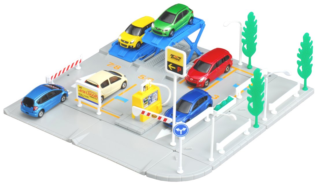 Amazon.co.jp: トミカ トミカタウン 立体パーキング タイムズ : おもちゃ