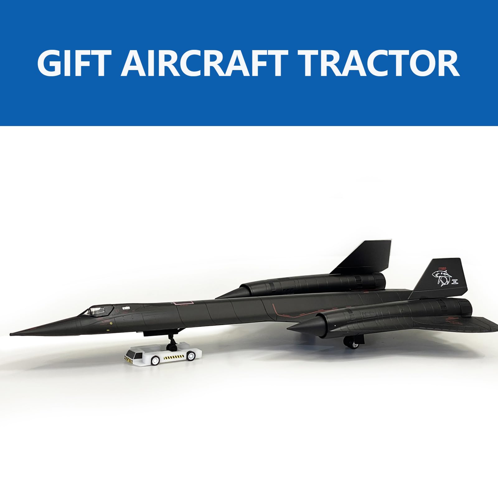 Amazon.co.jp: Mahfisj 1/72スケール SR-71 ブラックバードモデル - 長