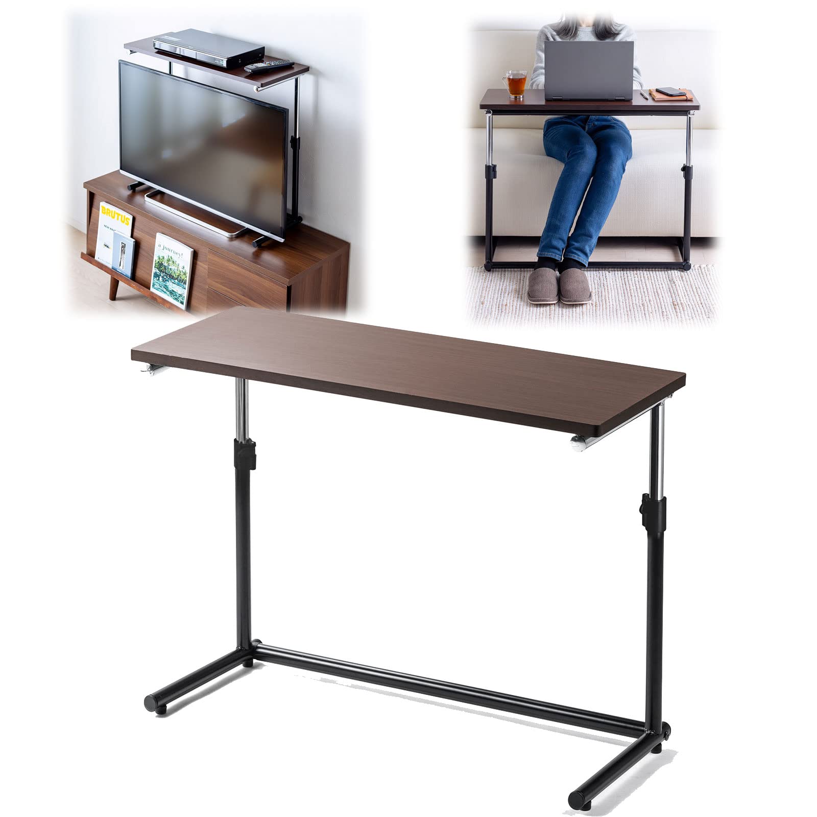 Amazon | イーサプライ モニター台 机上ラック ディスプレイ上 幅80cm