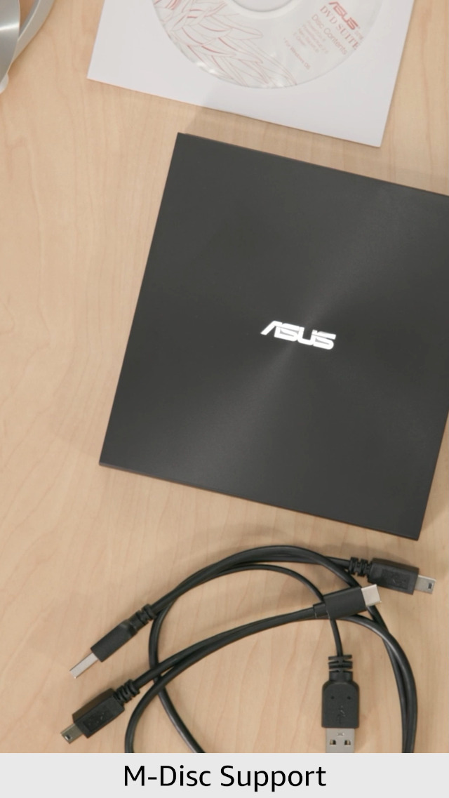 Amazon.com: ASUS ZenDrive Black 13mm External 8X DVD/Burner Drive