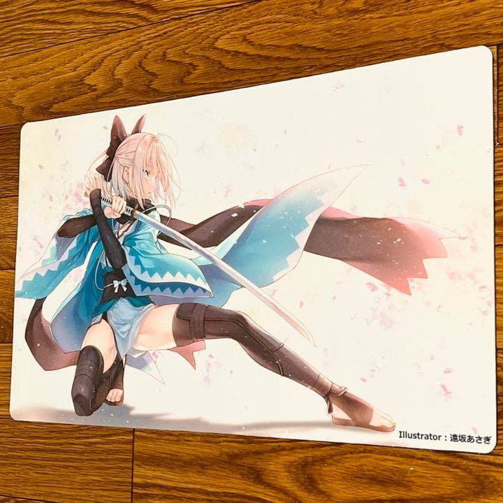 Amazon.co.jp: FGO Fate 沖田総司 沖田 白詰草 プレイマット デスク