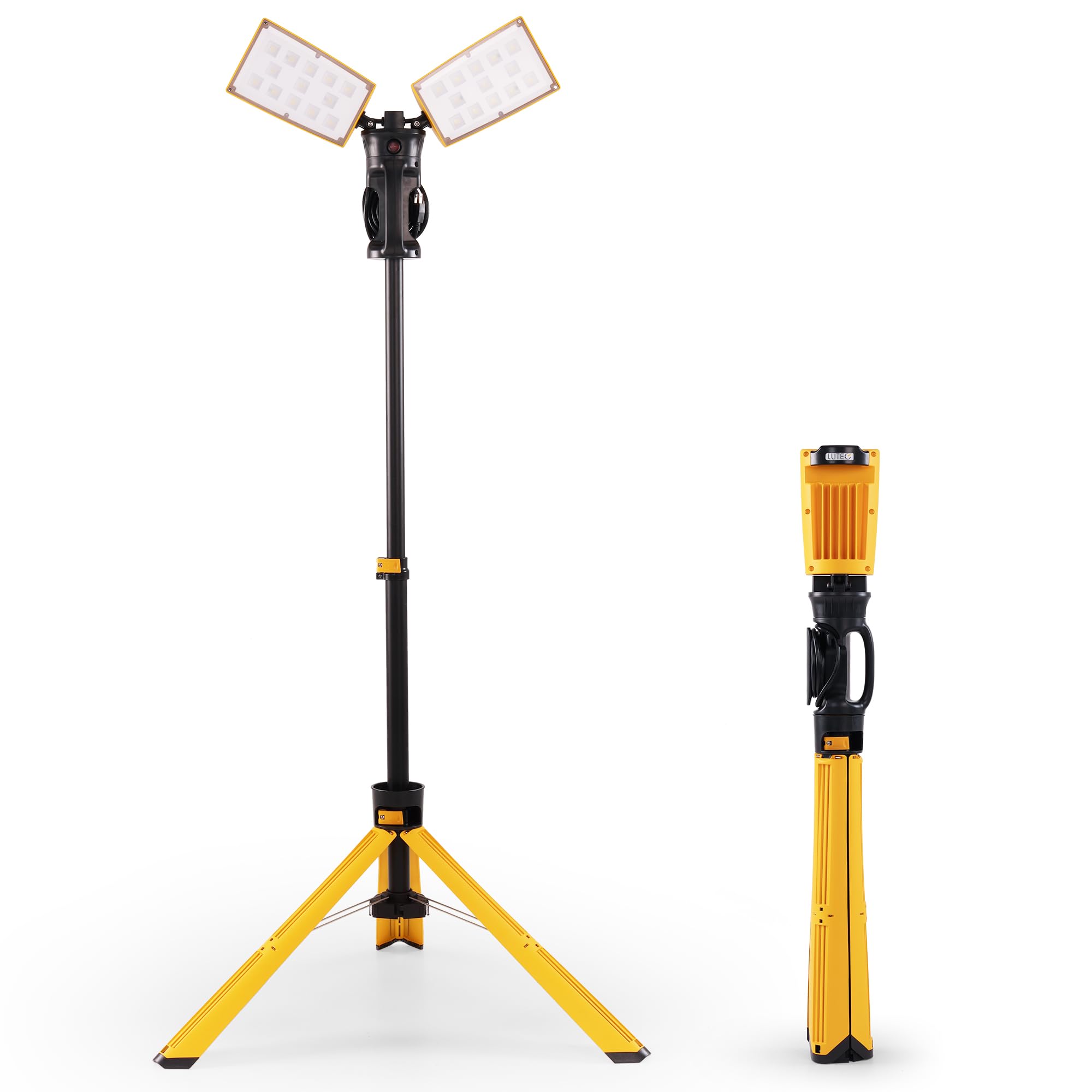 LUTEC 【Upgraded】 6290Pro 15000 Lumen 105 Watt Dual-Head LED Work