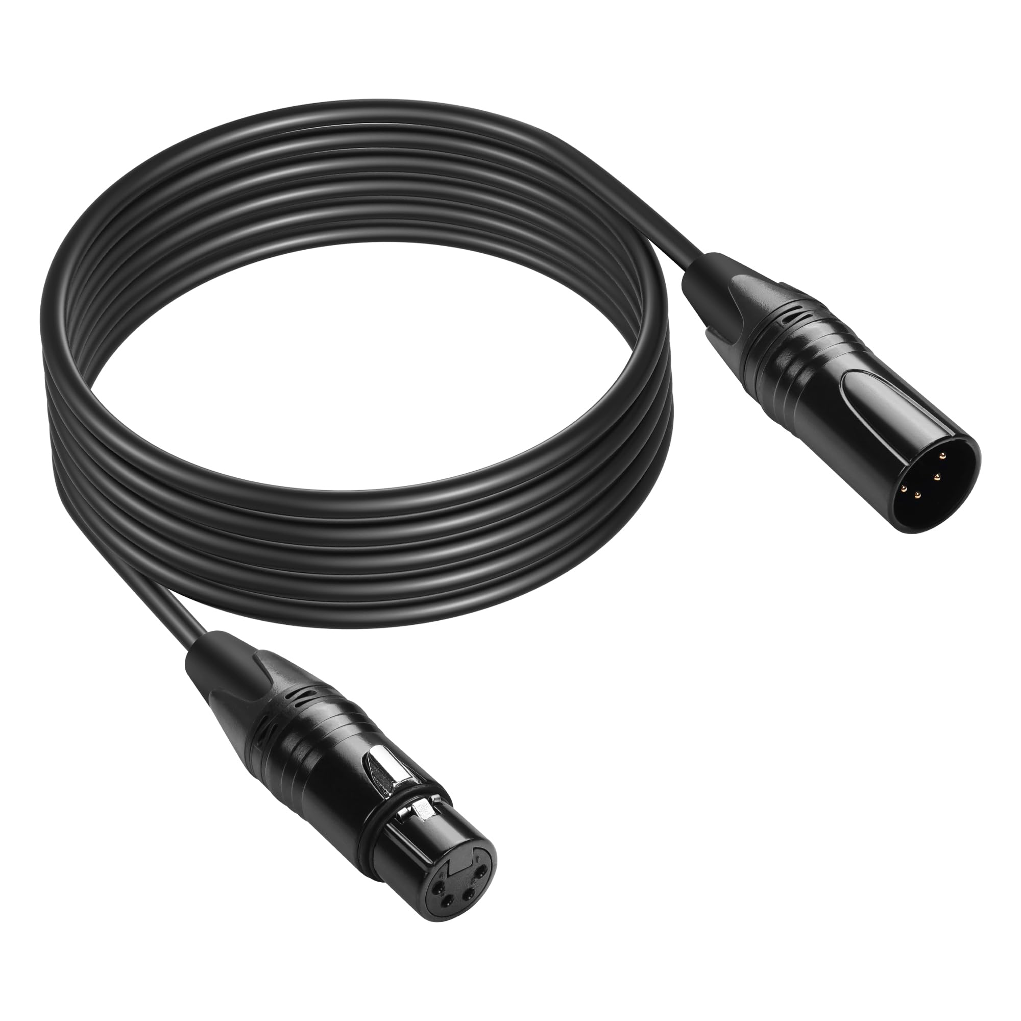 Amazon.com: GINTOOYUN DMX Cable 4 Pin Signal XLR Male to Female
