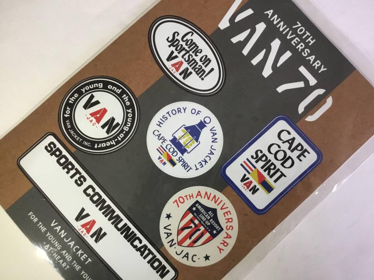 Amazon.co.jp: 70th ANNIVERSARY VAN JAC ヴァンヂャケット ステッカー