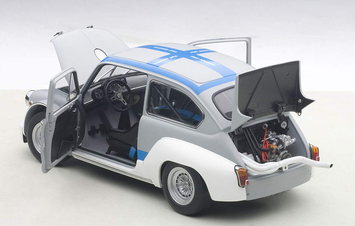 Amazon | AUTOart 1/18 フィアット アバルト 1000 TCR グレー/ブルー