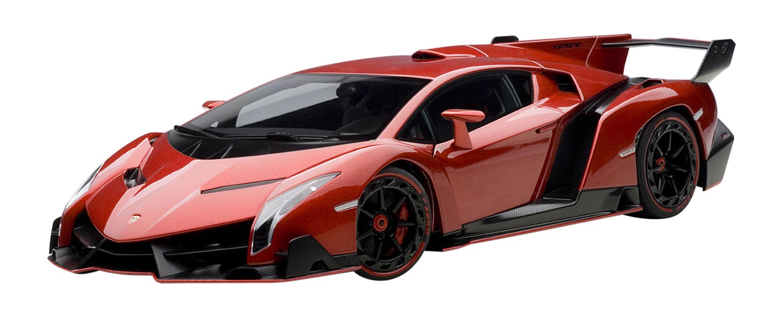 Amazon.co.jp: AUTOart 1/18 ランボルギーニ ヴェネーノ (レッド) 完成