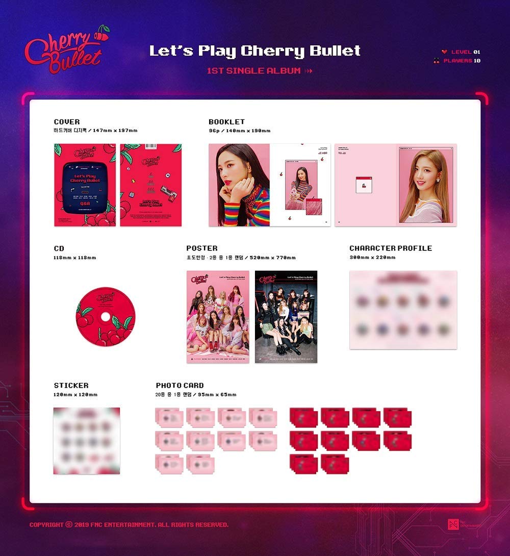 Amazon.com: FNC Cherry Bullet - Let's Play Cherry Bullet (1st