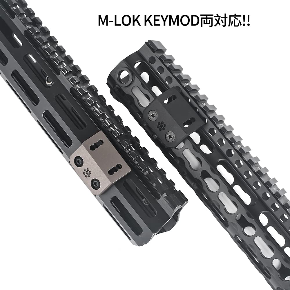 Amazon | WADSN TMC AD タイプ MLOK/KEYMOD対応 45度 オフセット
