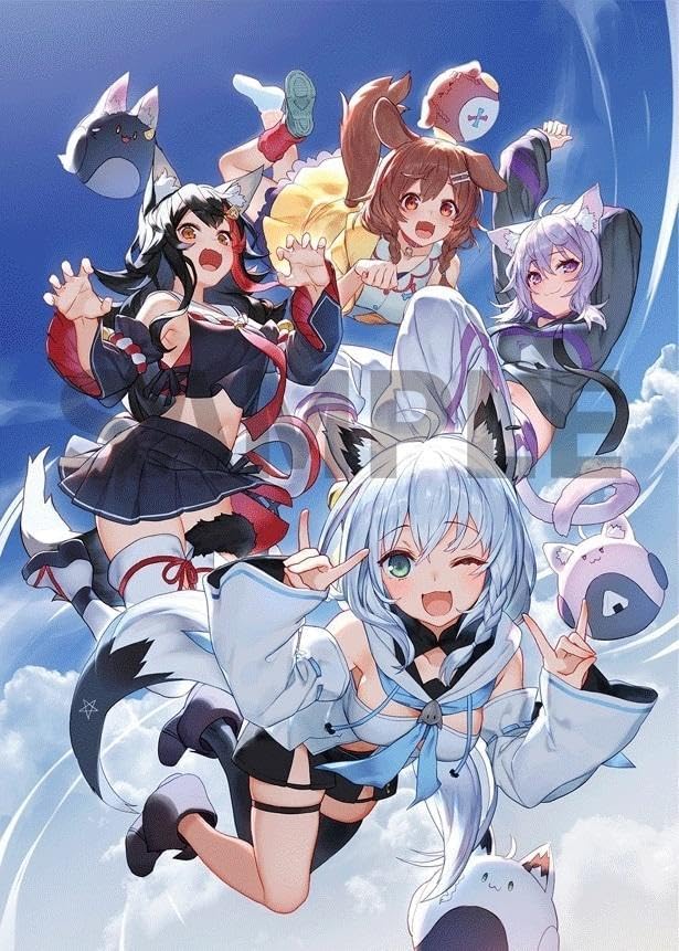 Amazon.co.jp: ホロ ライブ B2 タペストリー GAMERS 猫又おかゆ 大神