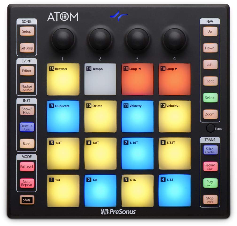 Amazon.com: PreSonus ATOM MIDI, Audio, Portable Production and