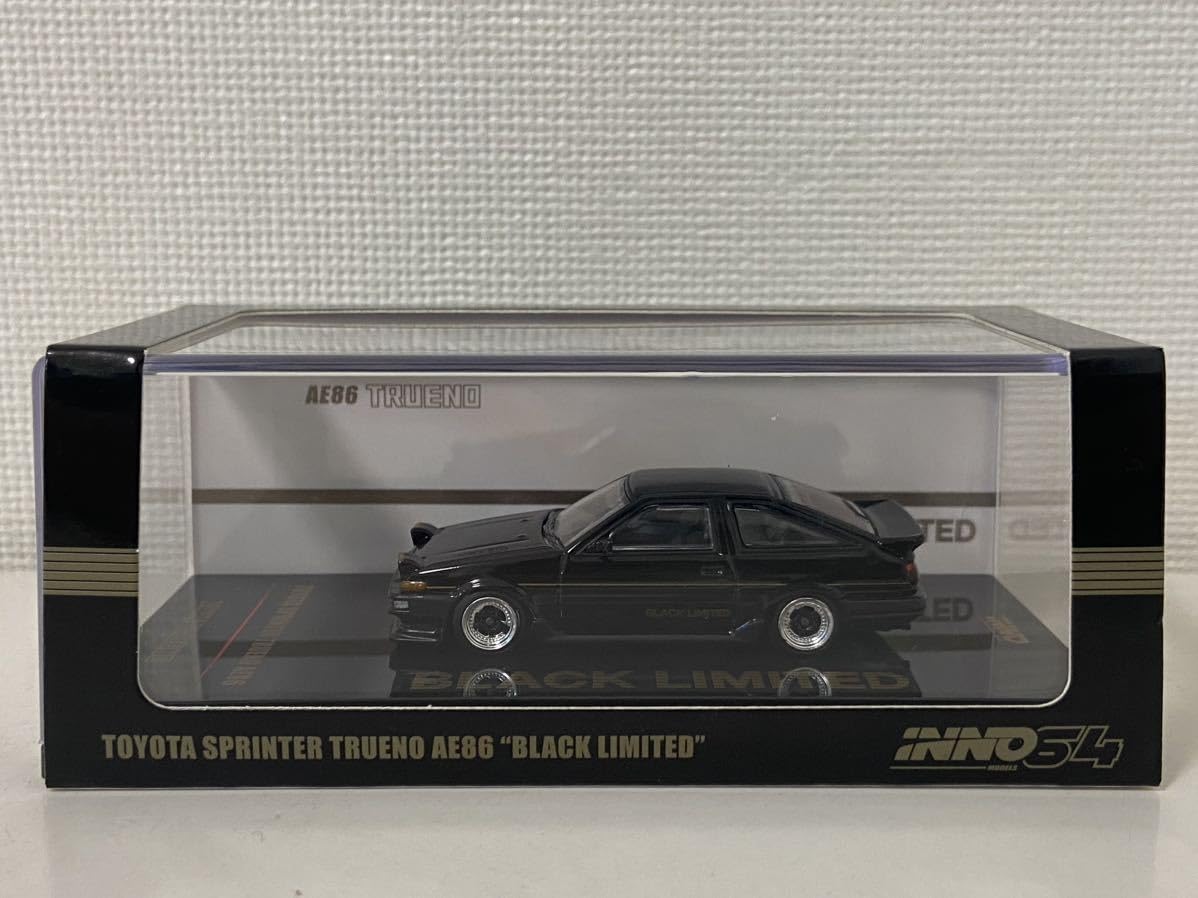 Amazon | イノモデル 1/64 ミニカー スプリンタートレノ AE86 ブラック