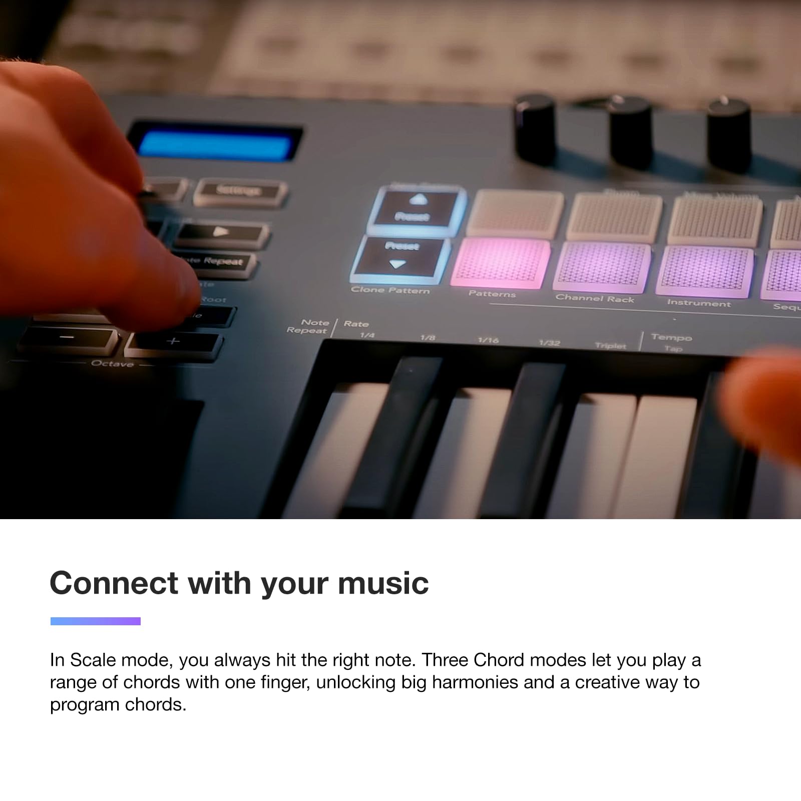 Amazon | novation ノベーション FLkey 61 USB MIDIキーボード 61鍵盤