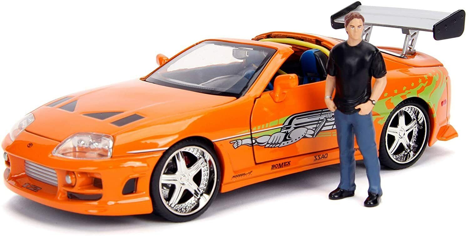 Amazon | Jada Toys Fast & Furious Brian & Supra 1:24 Scale Build n