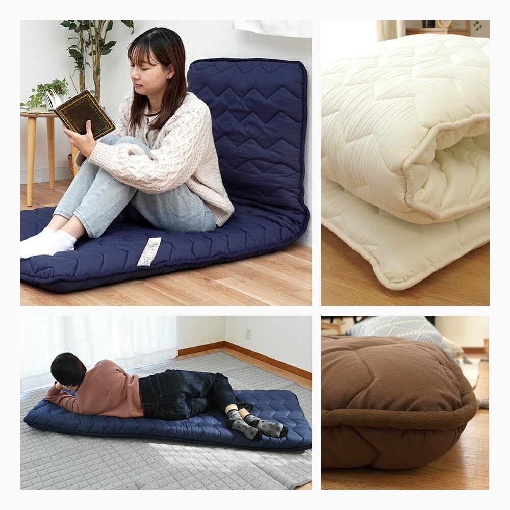 Amazon｜ごろ寝マット セミシングル 70×180cm 【しっかり四層！厚み9cm