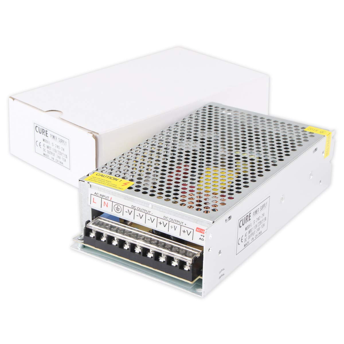 Amazon.co.jp: CURE（キュア） 安定化電源 AC DC コンバーター 24V 10A