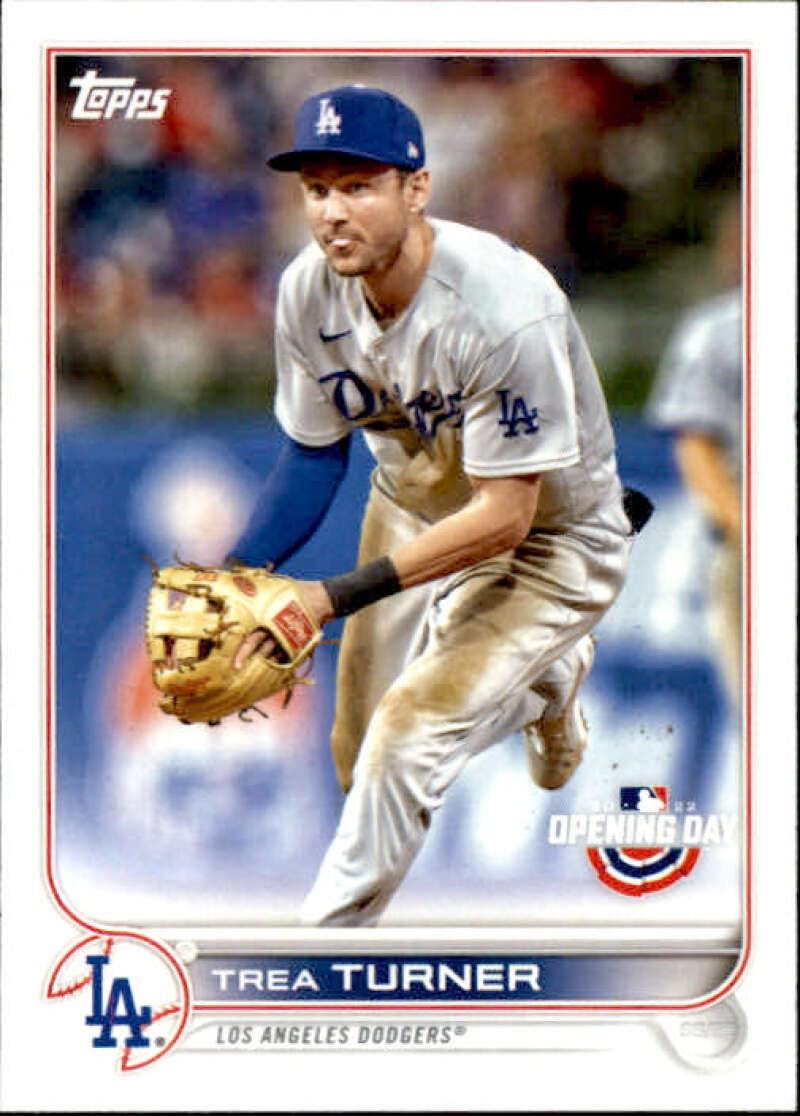 Amazon.com: 2022 Topps Opening Day #74 Trea Turner Los Angeles