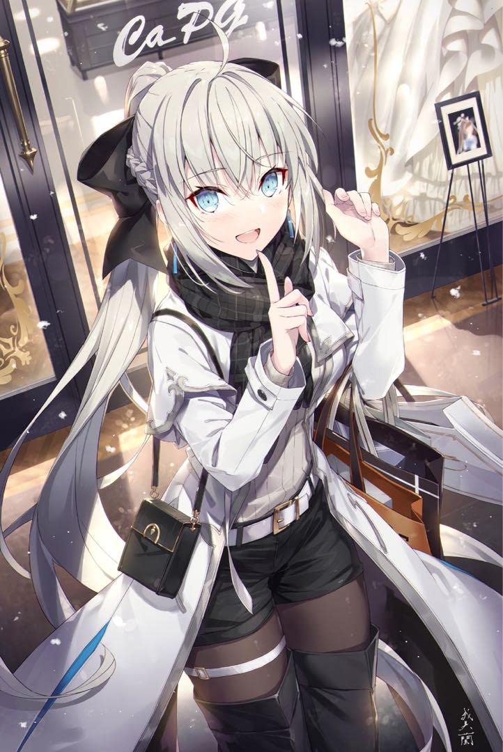 Amazon.co.jp: fate fgo 我美蘭 B1 タペストリー モルガン 私服