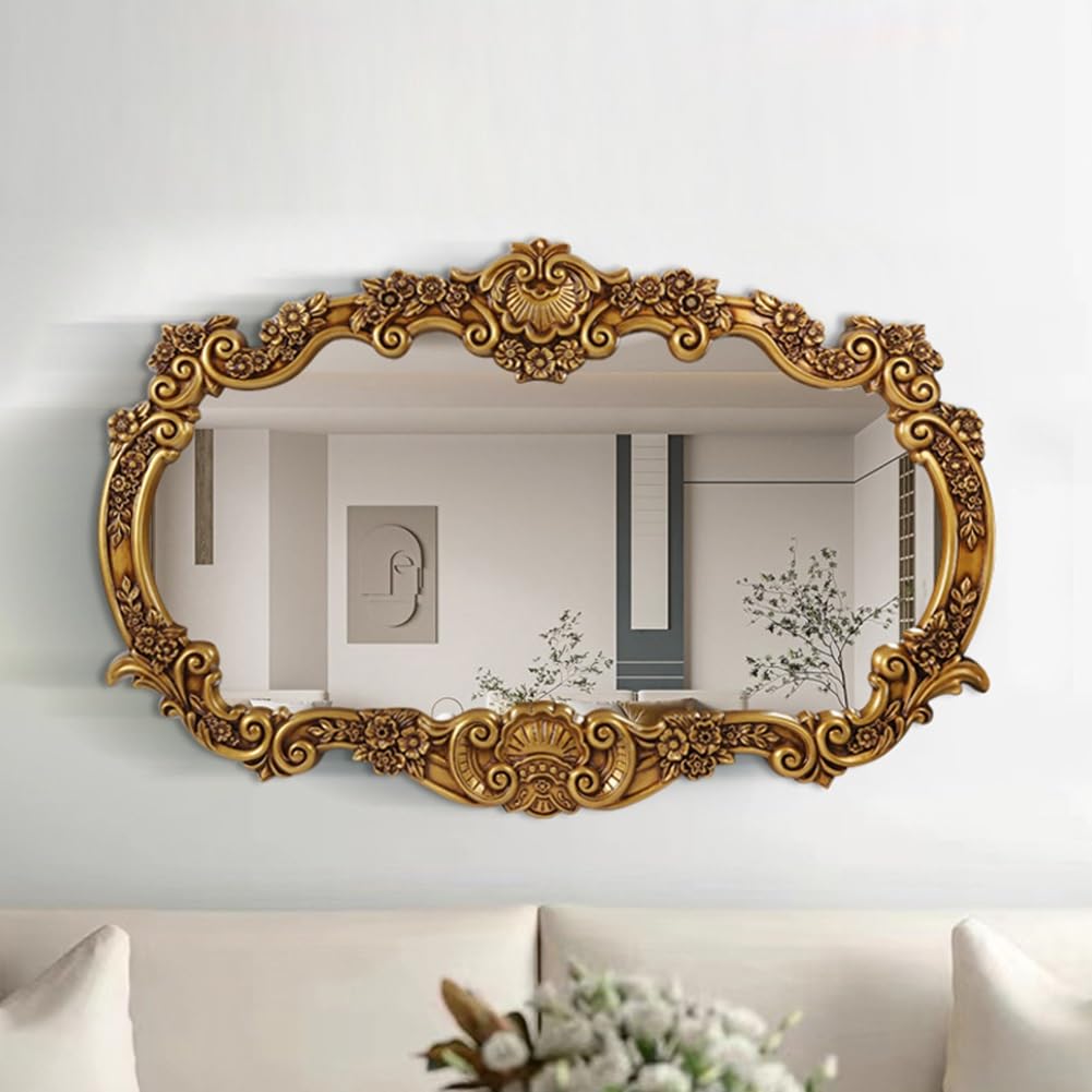 Amazon.com: Extra Large Framed Baroque Decorative Mirror, 115x78cm