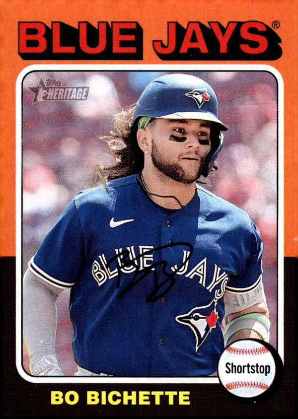 Amazon.com: 2024 Topps Heritage #152 Bo Bichette Toronto Blue Jays
