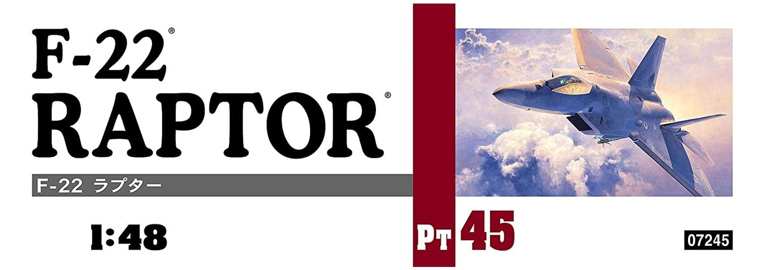 Amazon.com: Hasegawa 1/48 F-22 Raptor USAF : Arts, Crafts & Sewing