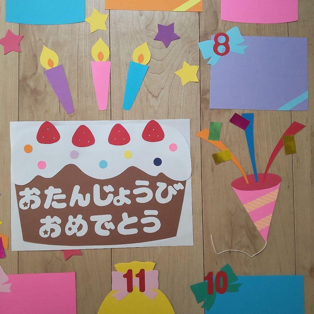 Amazon.co.jp: 壁面飾り*プレゼントの誕生日表 : ホーム＆キッチン