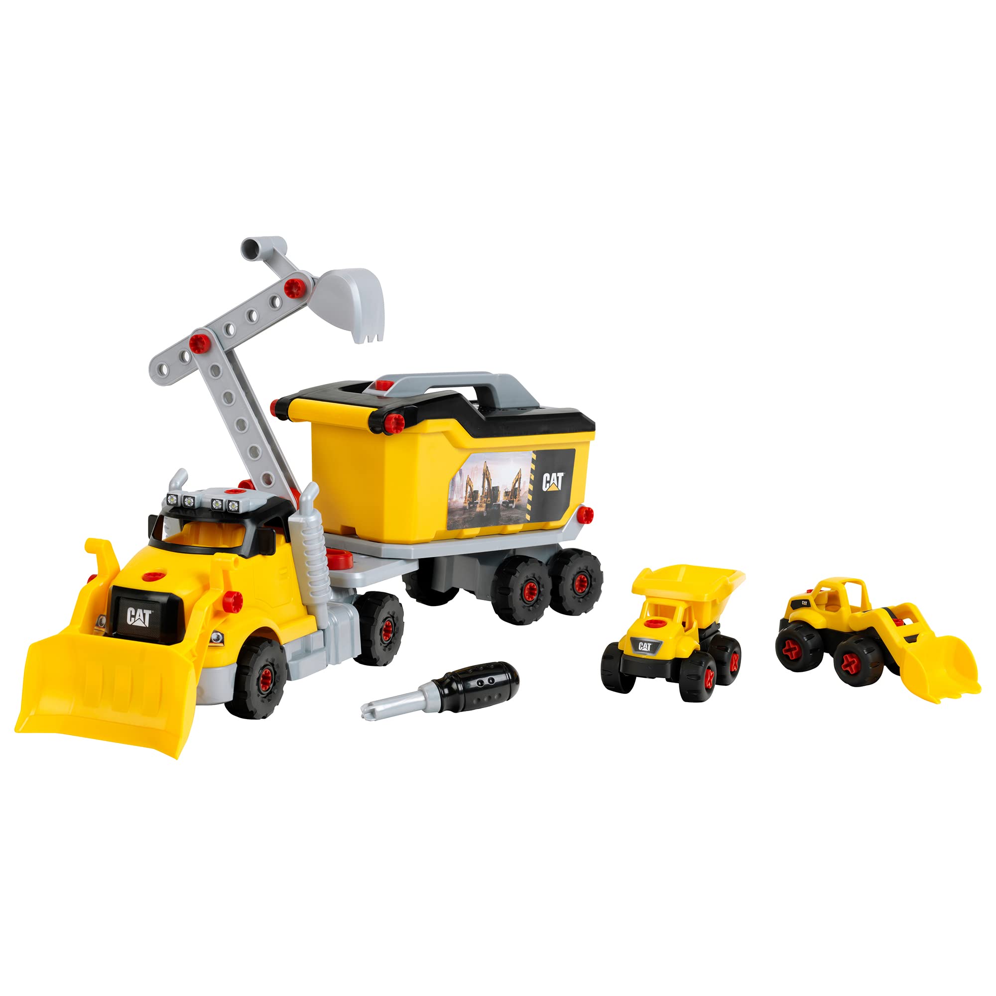 Amazon.com: CAT®: Screw Truck 4-in-1 Set - Theo Klein 23 Piece