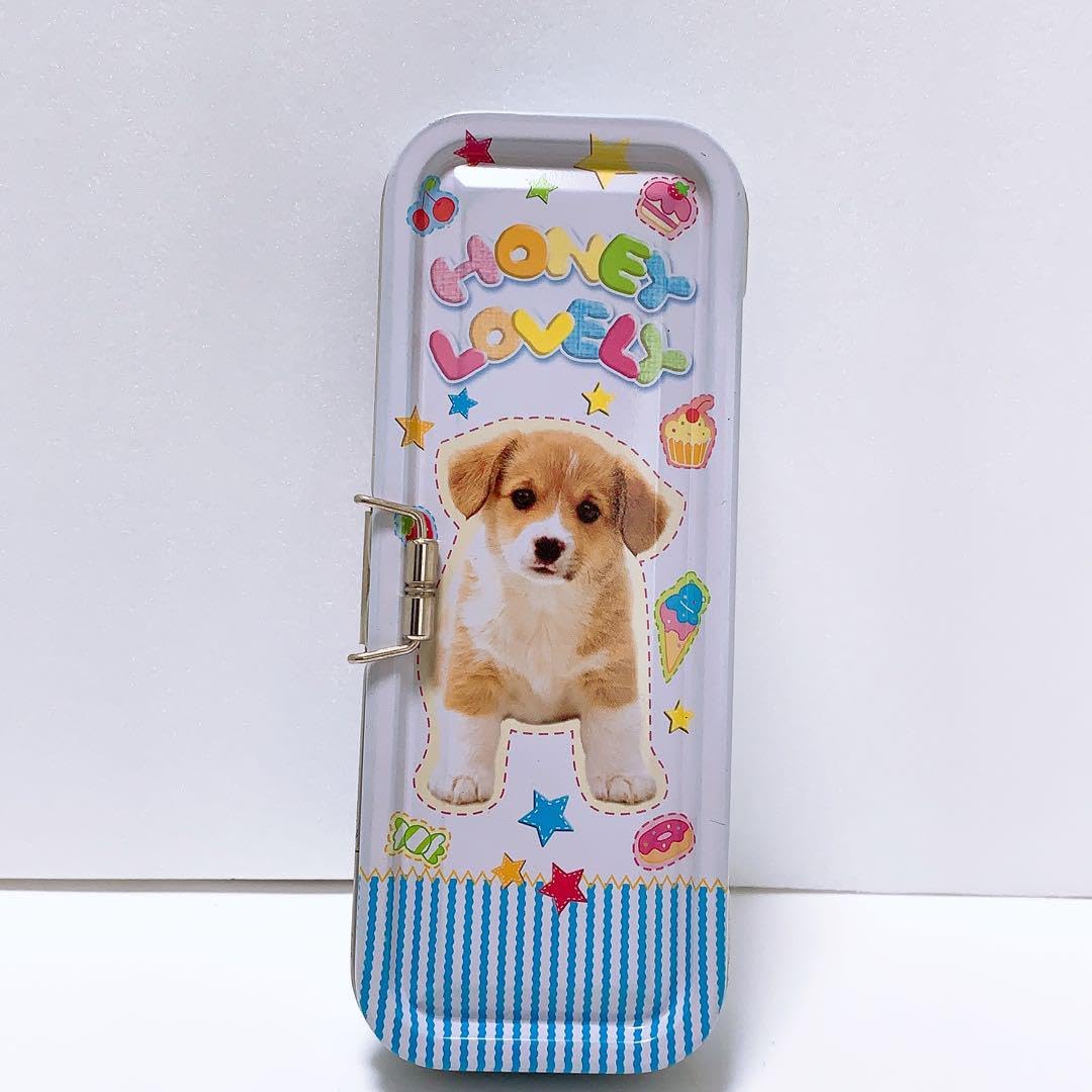 Amazon.co.jp: 平成レトロ クラックス 缶ケース 筆箱 3段 ワイドタイプ