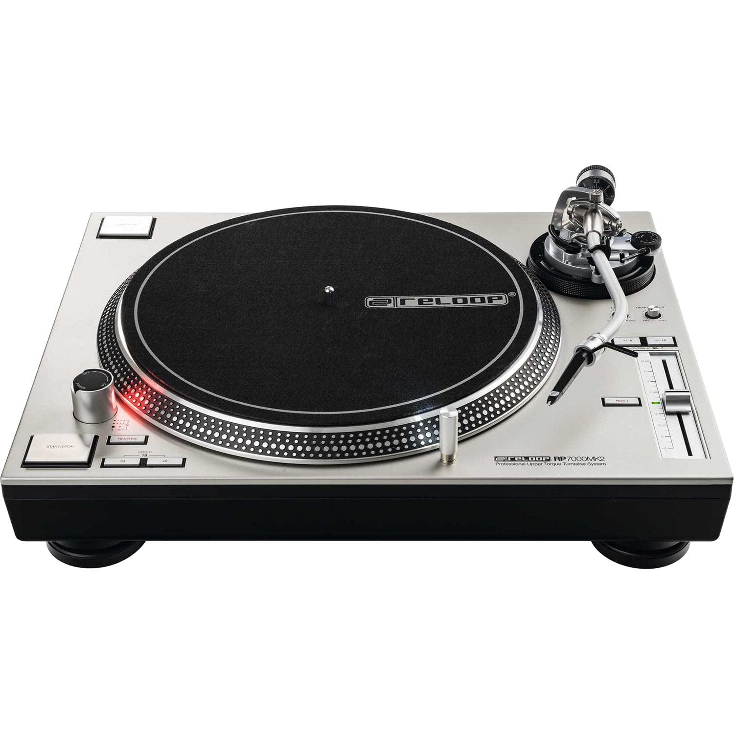 Amazon | (2) Reloop RP-7000 MK2 (シルバー) ターンテーブルセット