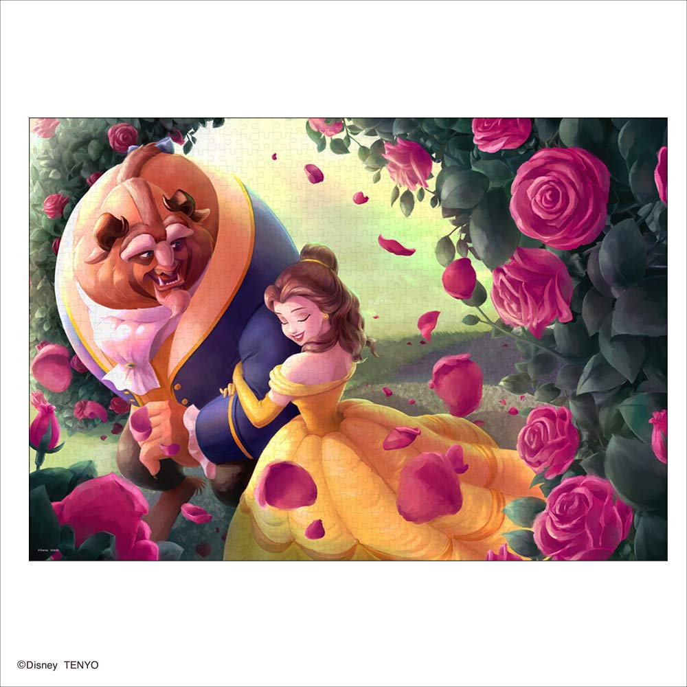 Amazon.co.jp: 1000ピース ジグソーパズル 美女と野獣 薔薇の小径
