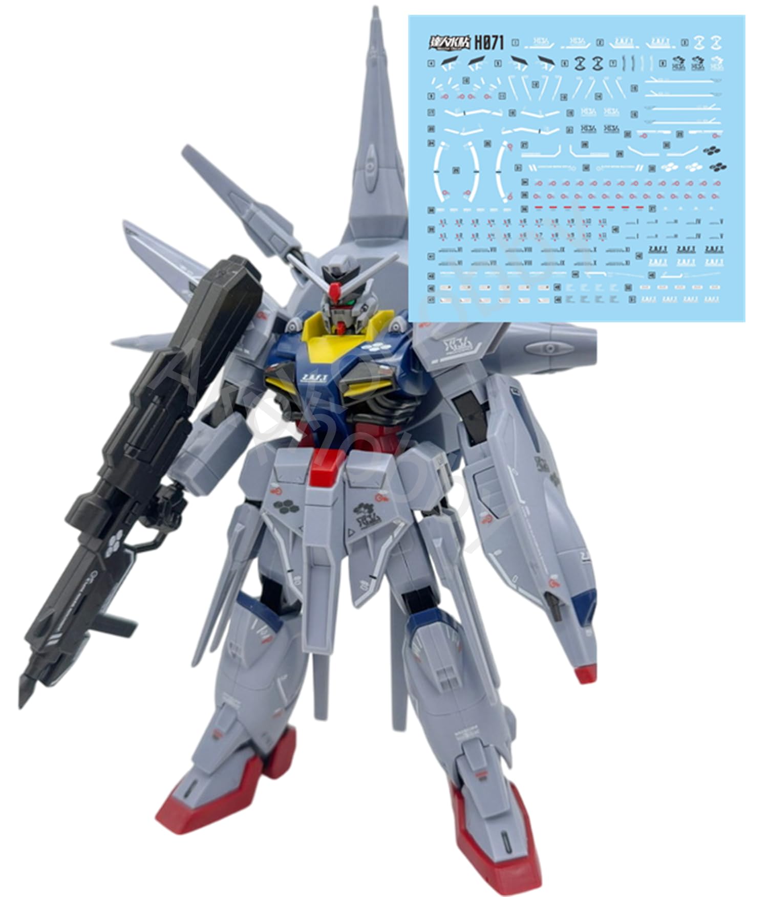 Amazon | HG プロヴィデンスガンダム R-13 ZGMF-X13A デカール 蛍光 水