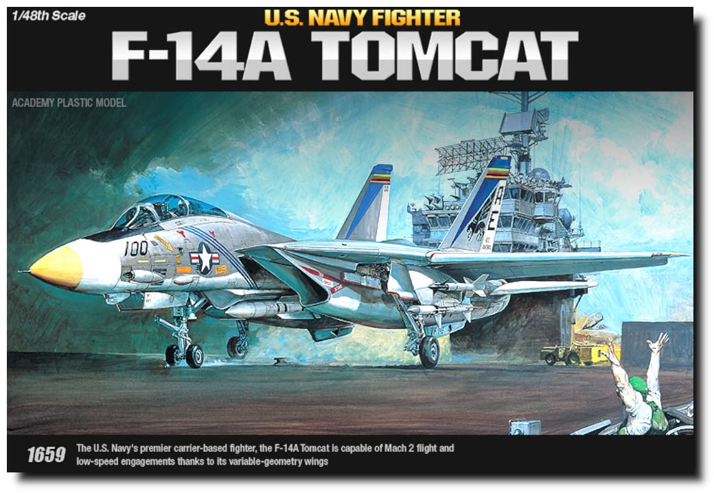Amazon.co.jp: GSI クレオス(GSI Creos) ACADEMY 1/48 F-14A トム
