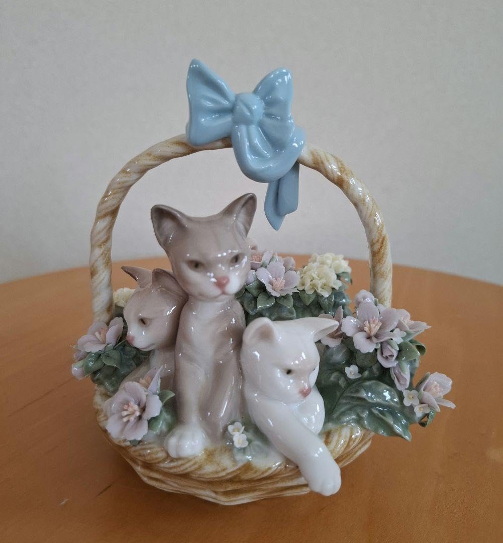 Amazon.co.jp: リヤドロ/lladro 三つ子の仔猫 アルチザンコレクション
