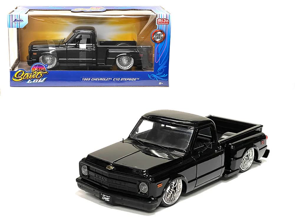 Amazon | Jada Toys 1969 シボレー C10 ステップサイド ローライダー