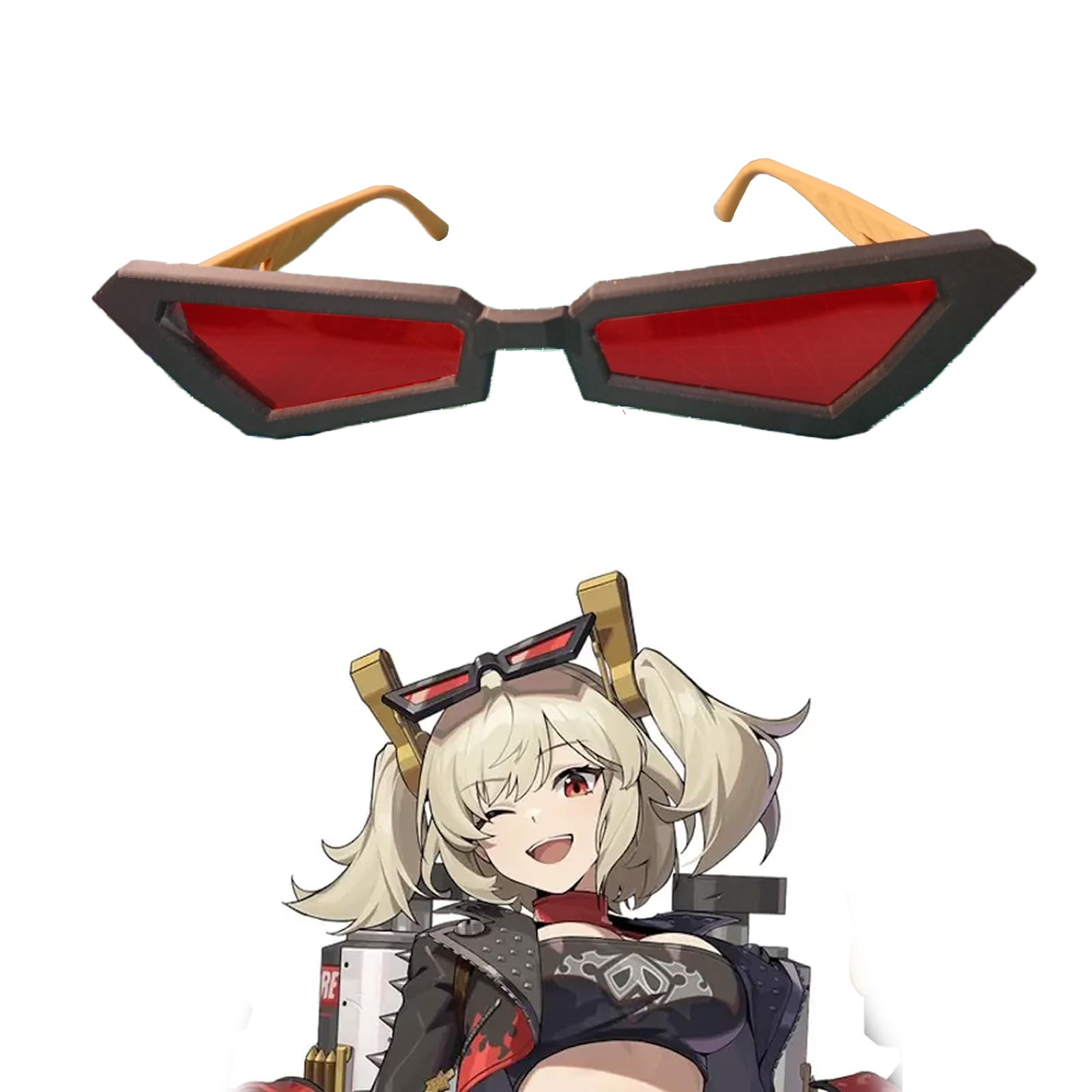Amazon.co.jp: ゼンレスゾーンゼロ バーニス コスプレ 道具 サングラス