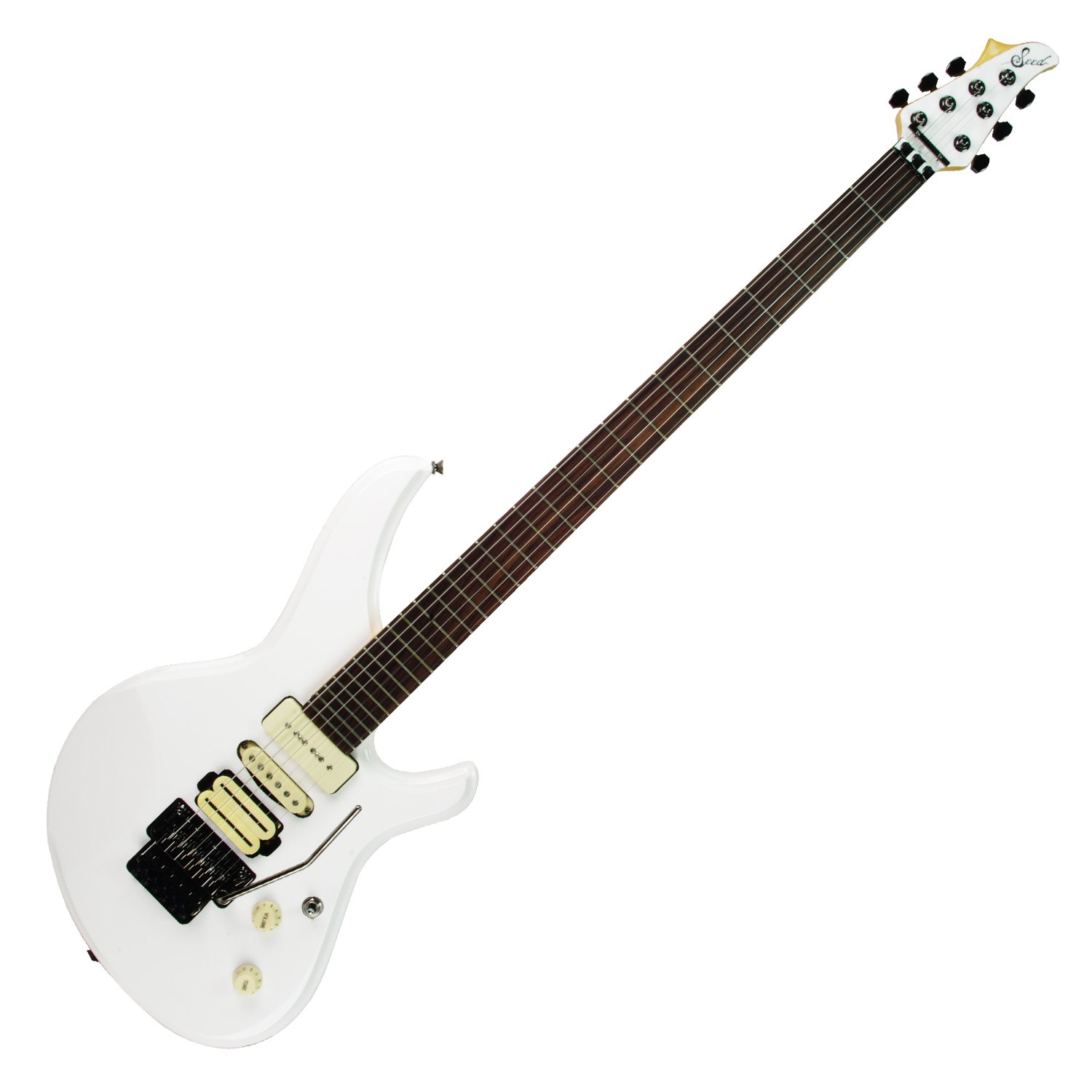 Amazon | Sago サゴ エレキギター Seed 虎徹 Kotetsu White | エレキ