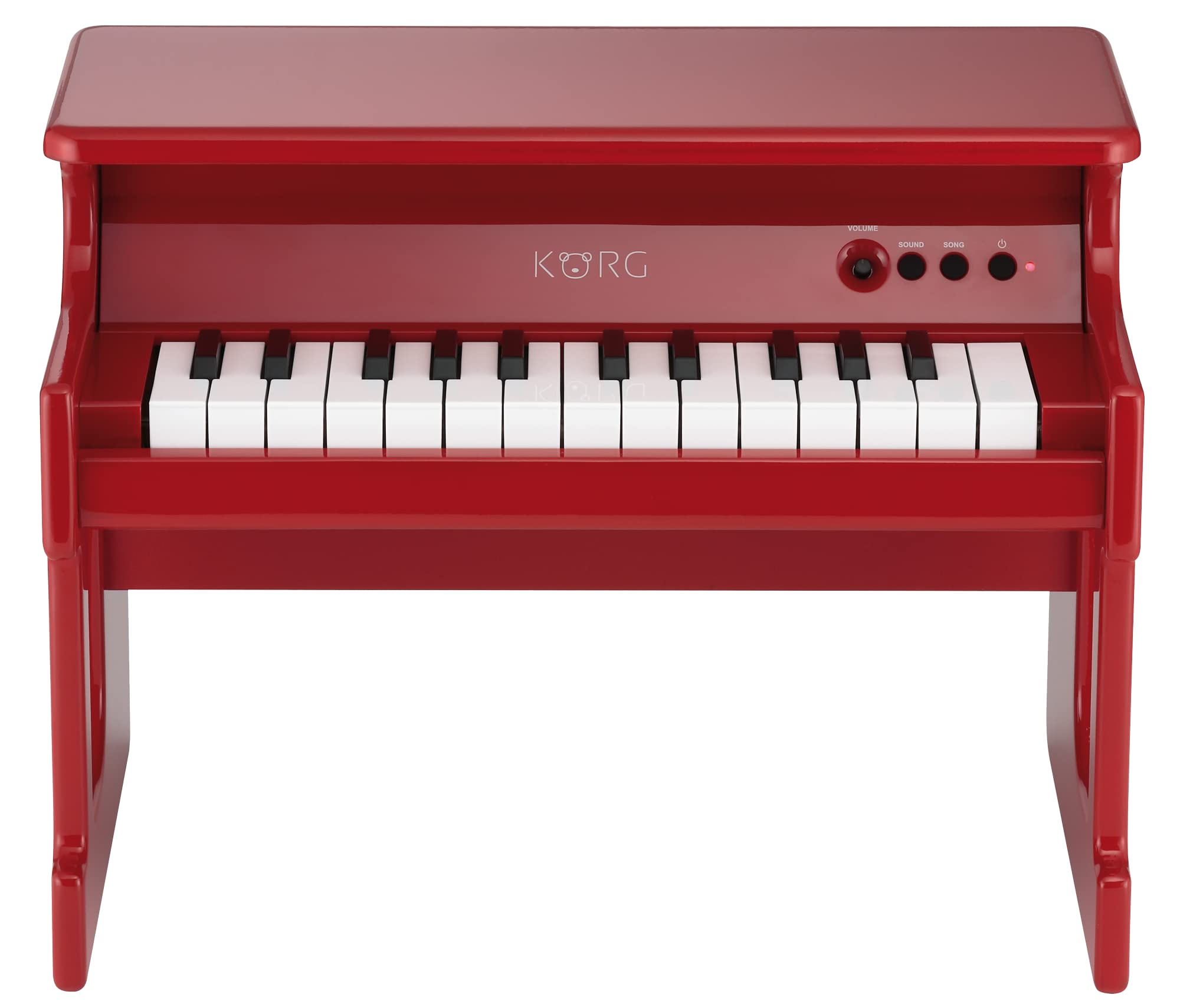 Amazon | KORG tinyPIANO タイニーピアノ ミニ鍵盤25鍵 レッド 自動