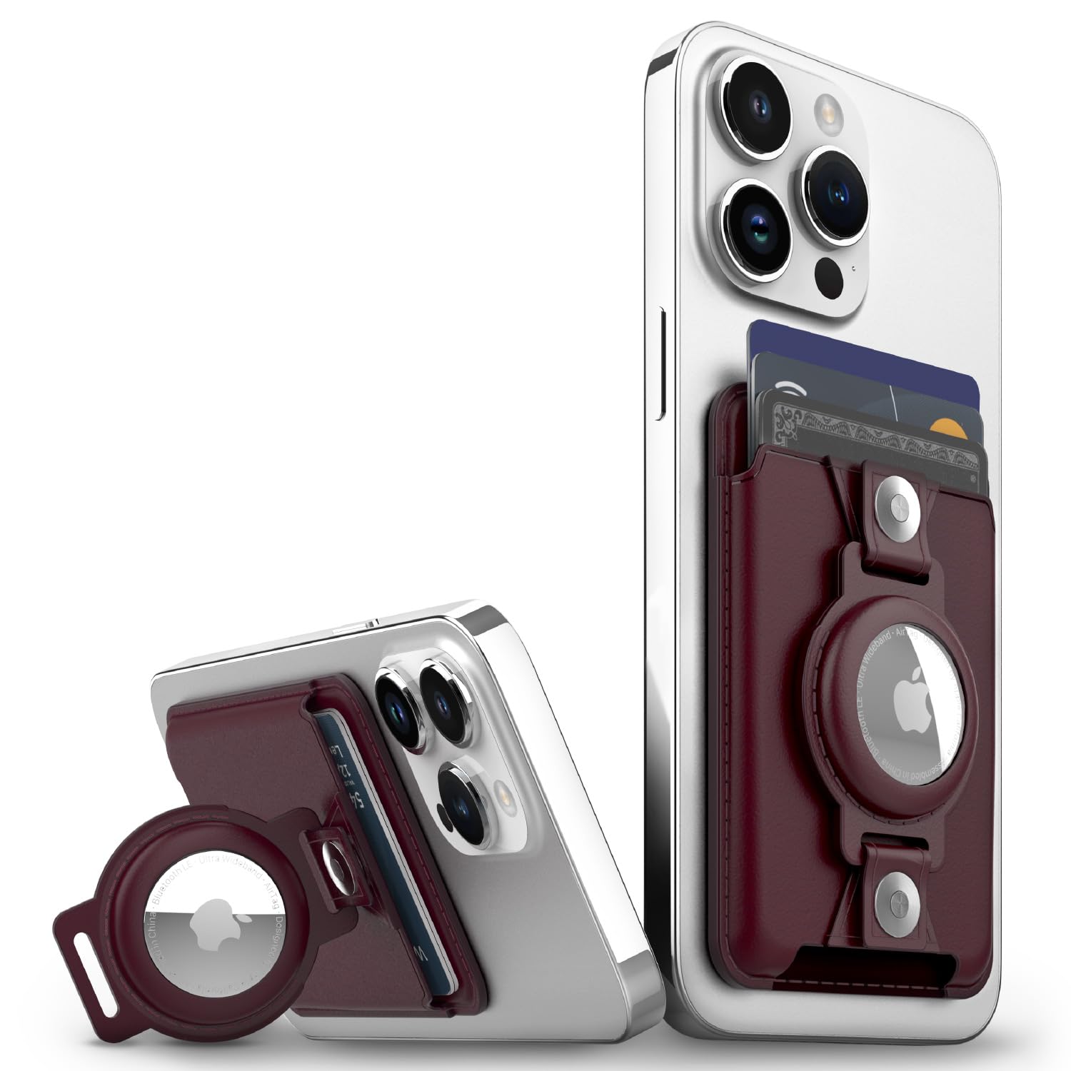 Amazon.com: VENA MagSafe Wallet for iPhone with AirTag Holder