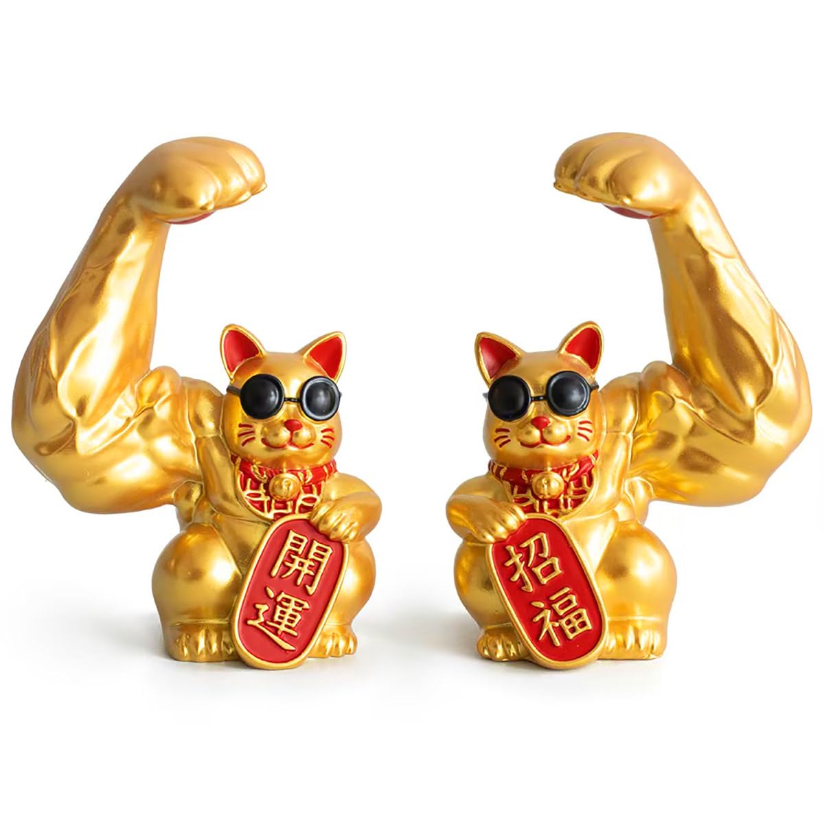 Amazon.co.jp: FUSULABO 招き猫 置物 金運アップ 開運 招福 グッズ