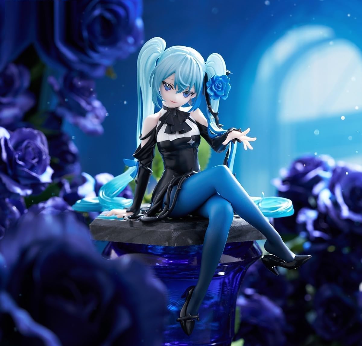 Amazon.co.jp: 初音*ミク 青薔薇 フィギュア ぬーどるストッパー