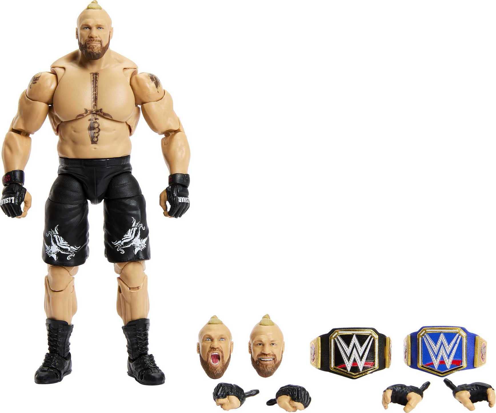 Amazon.co.jp: ブロック・レスナー (ベルト2本付き) - WWE