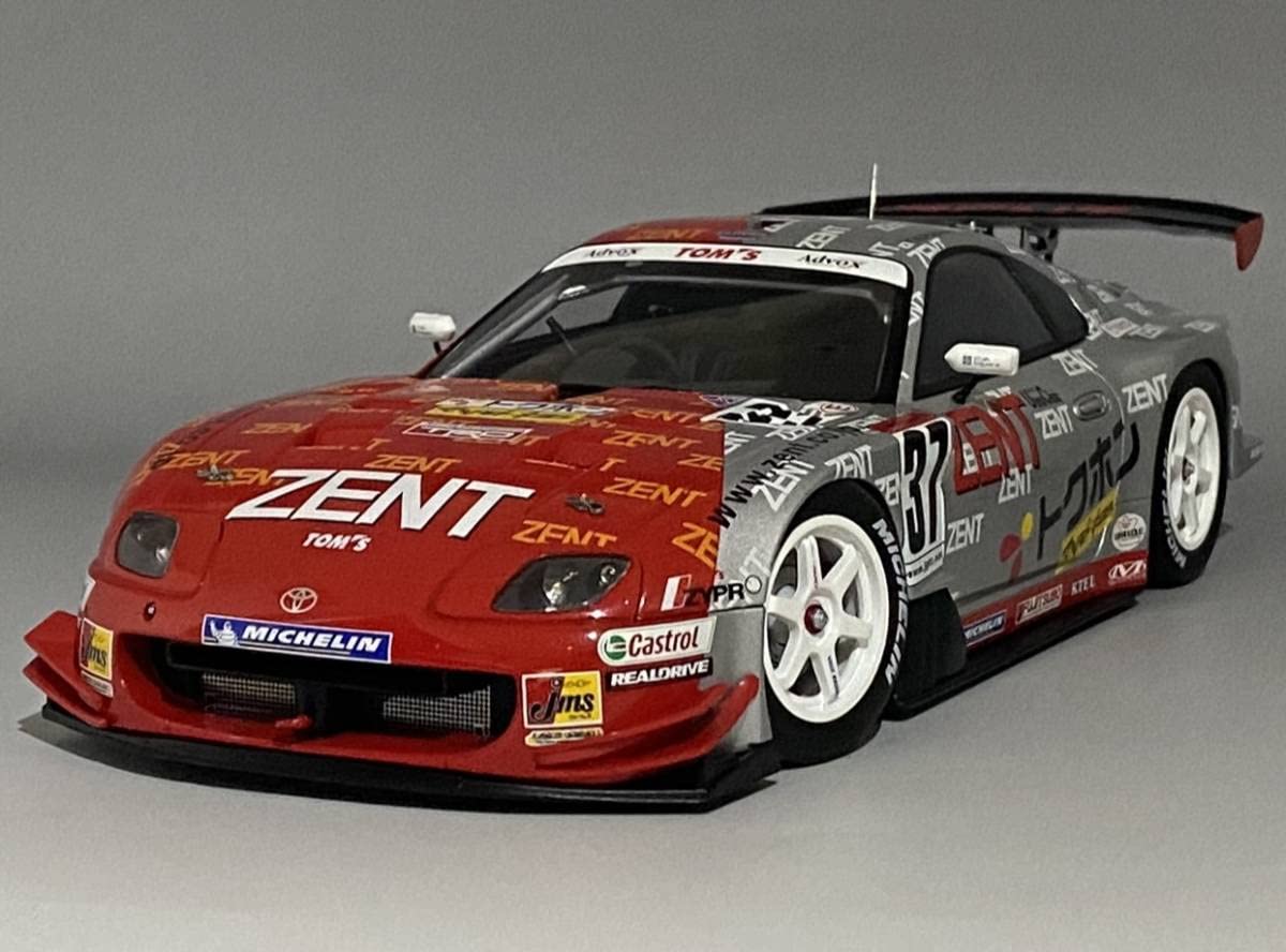 Amazon.co.jp: AUTOart 1/18 2003 JGTC ZENT TOM'S Supra #37 Takuya