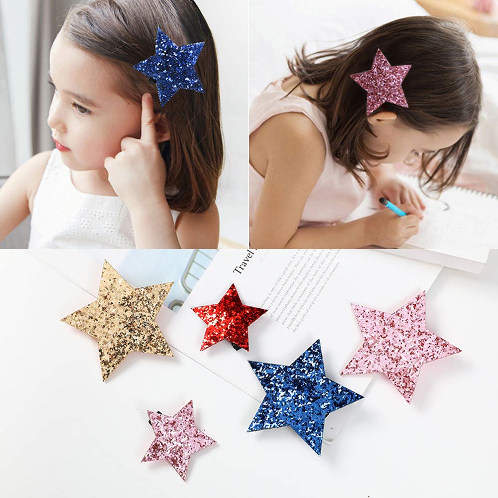Amazon.co.jp: 星モチーフヘアクリップ・星・スター 赤ちゃん・ヘア