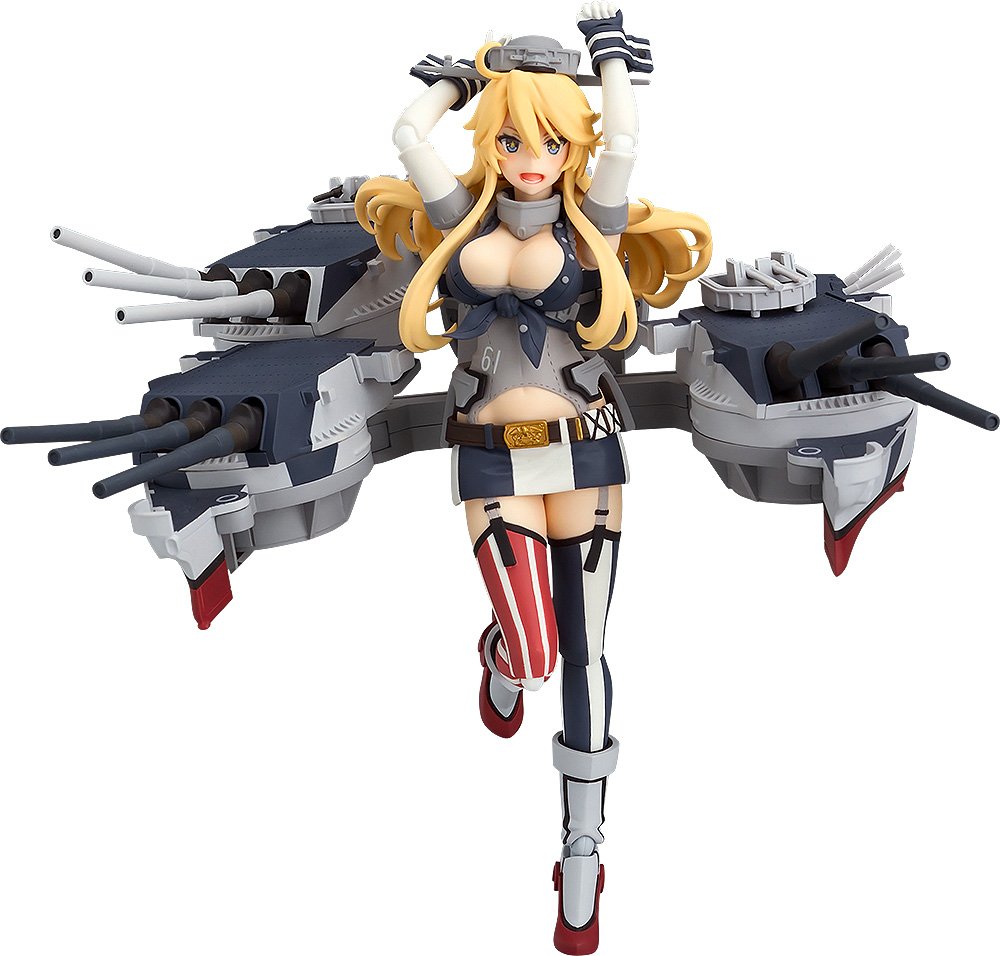 Amazon.com: Max Factory Kancolle Iowa Figma Action Figure : Toys