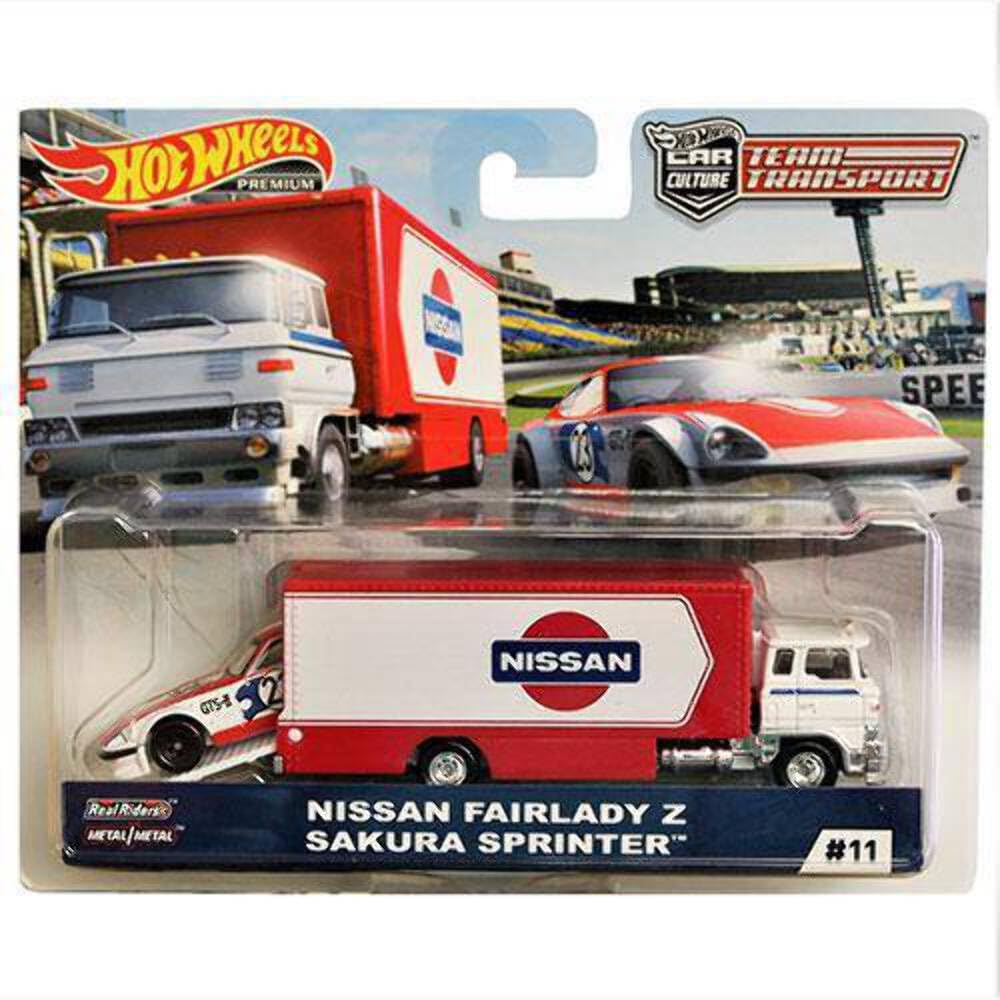 Amazon.com: Hot Wheels Team Transport Sakura Sprinter : Toys & Games