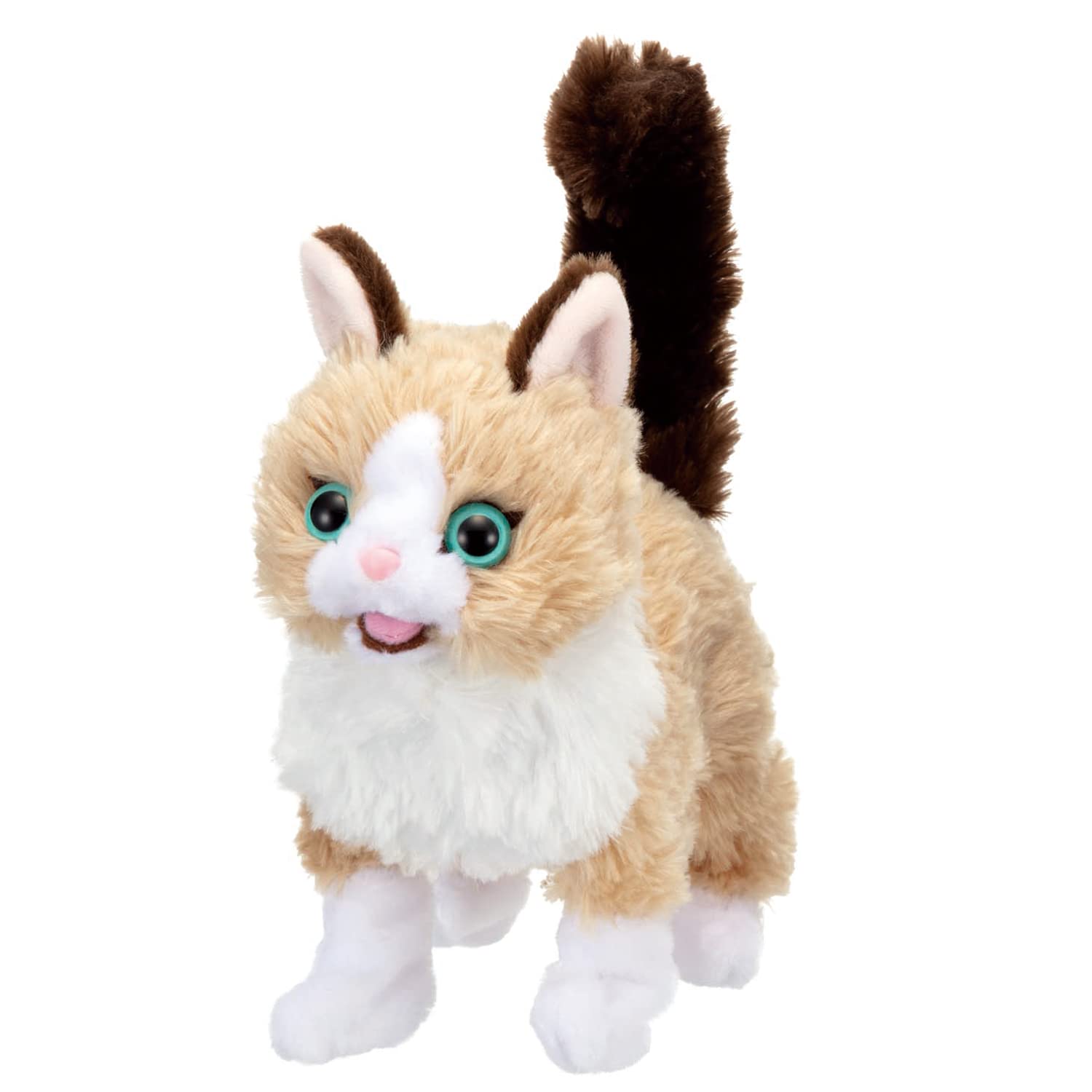 Amazon.co.jp: イワヤ(IWAYA) 電動 動物 猫 ぬいぐるみ 抱っこをすると