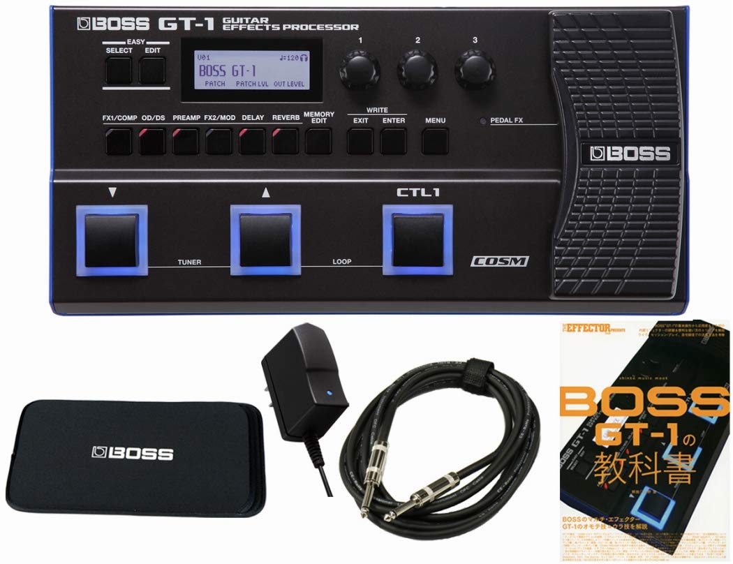 Amazon | BOSS GT-1 マルチエフェクター 純正アダプター GT-1 教科書